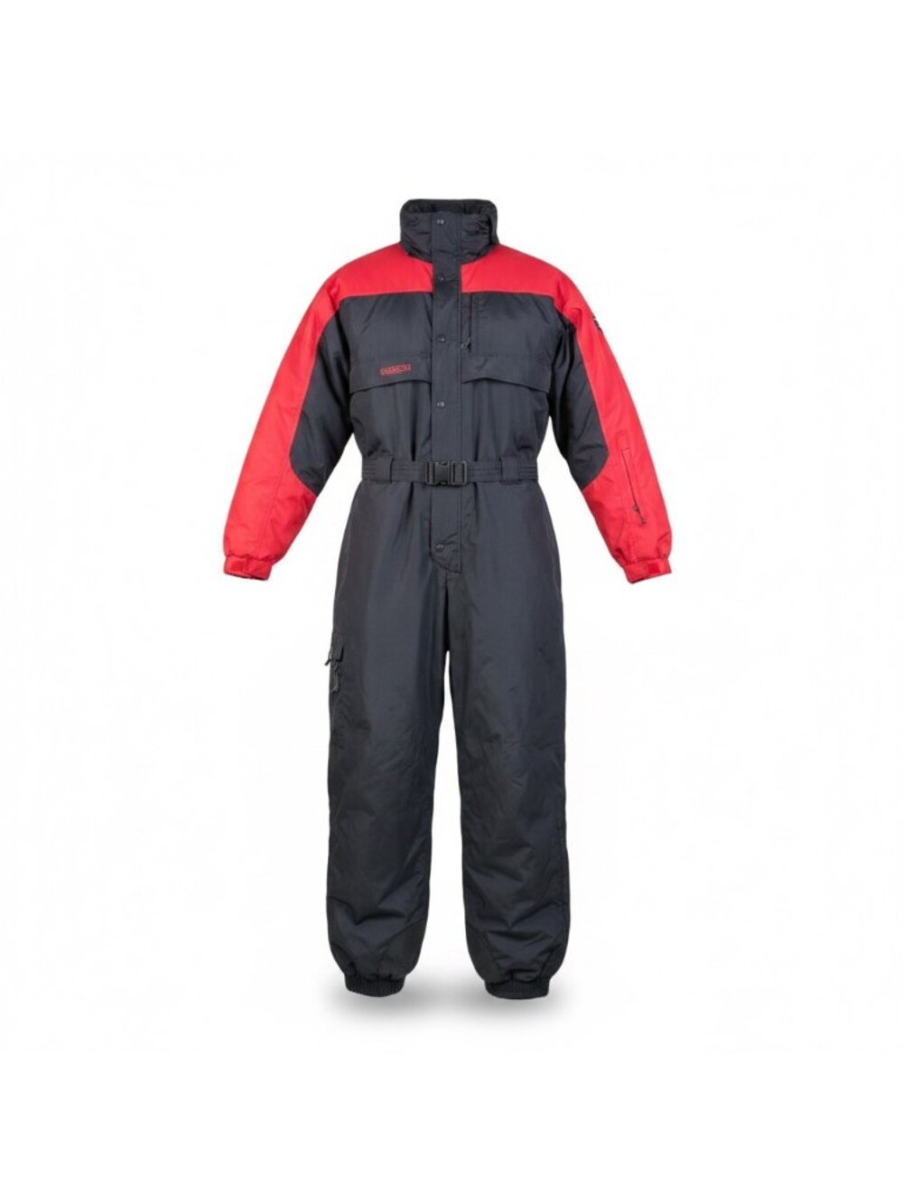 Columbia Mens Red & Black Insulated Snowsuit Weatherproof Full-Body Suit Size L